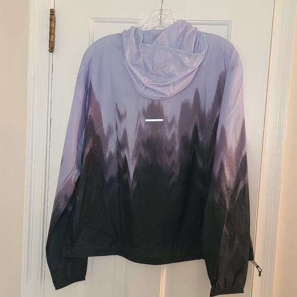 Womens Asics Kasane Jacket With Hood Regular Fit Water Repellent Size Large - Picture 3 of 10